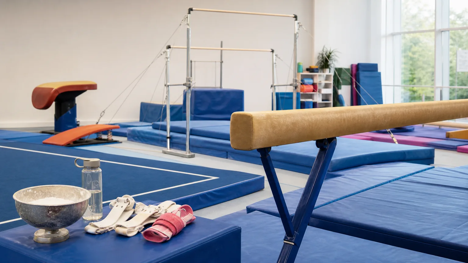 Gymnastics visual cue