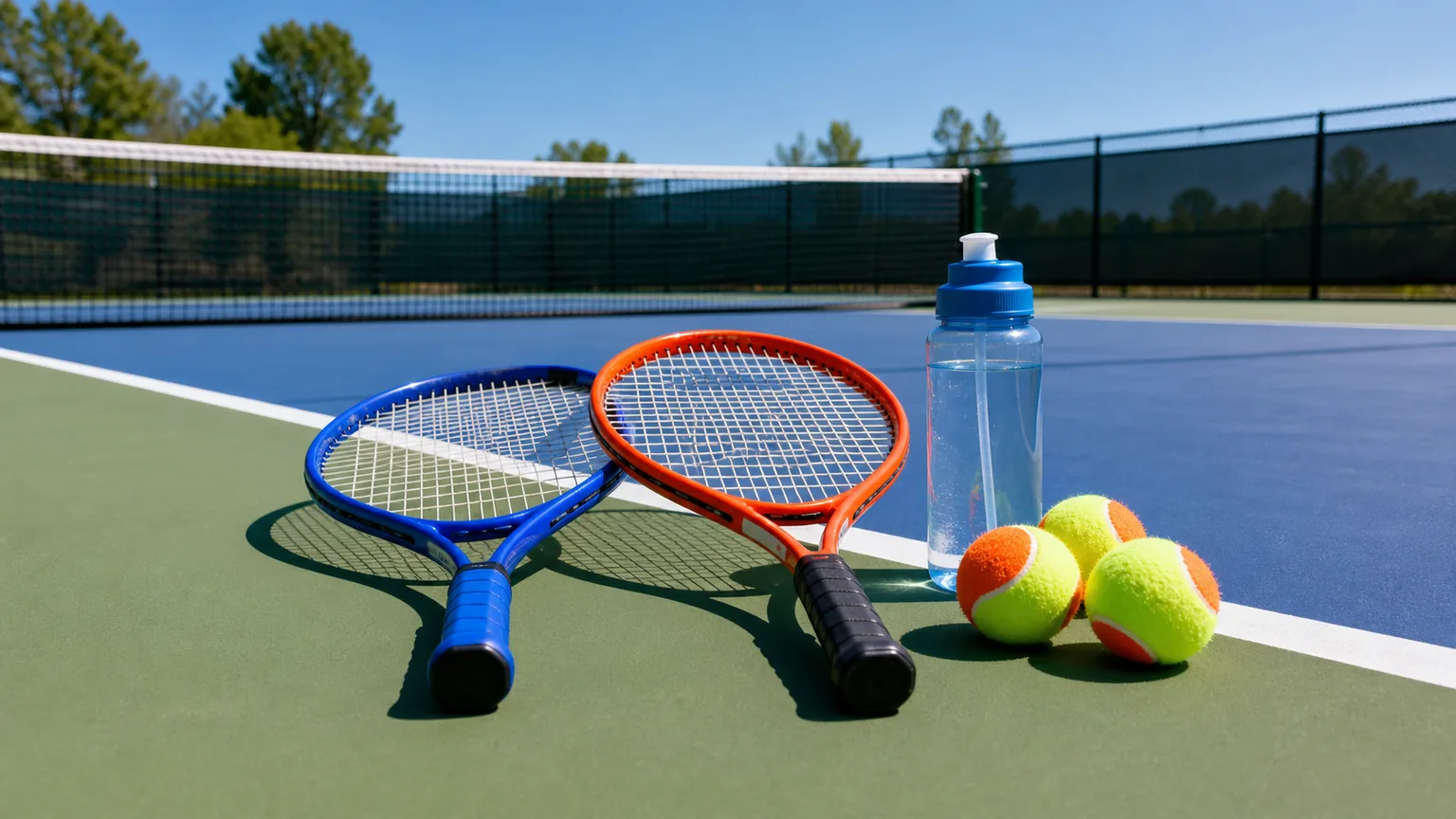 Tennis visual cue